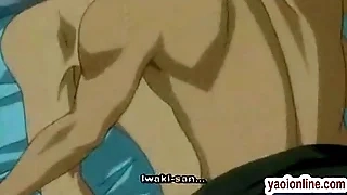 Hottie hentai gay couple having a great sex