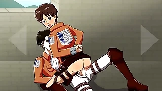 Two guys fucking, animation from the game
