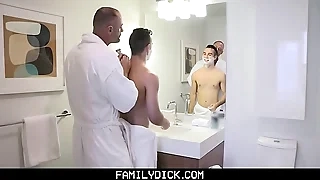 FamilyDick - Shy Stepson Get Taught By StepDaddy to Near squeak