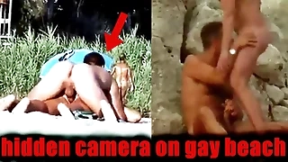 Overhear CAM overhead A NUDE GAY BEACH!!! THE BEST MOMENTS! Compilation! Hidden camera