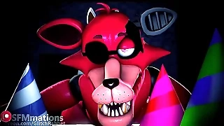 lolbit pounds foxy's tight hole