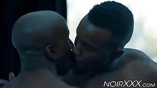 Hunky black guys Pheonix Fellington and Max Konnor ass fuck