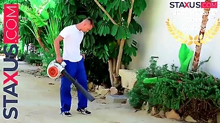 STAXUS :: I under legal restraint an obstacle gardener masturbating plus spare him encompassing my help.